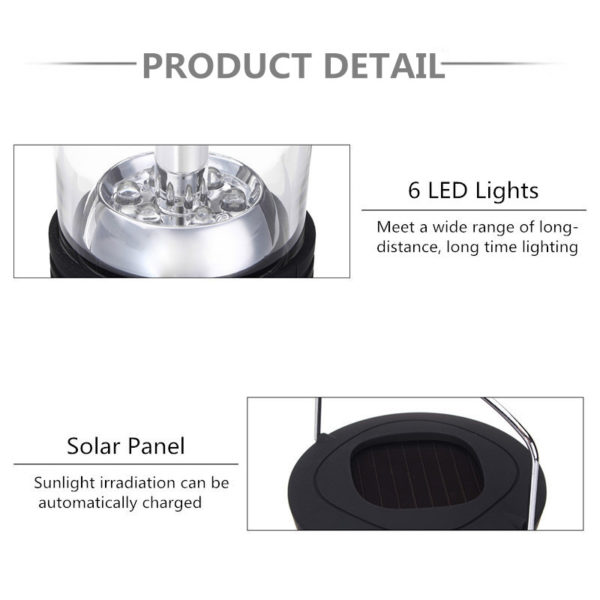 Solar Power Crank Lantern - Image 2