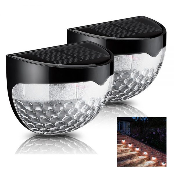 Solar Wall Lamp - 4 Pack - Image 2