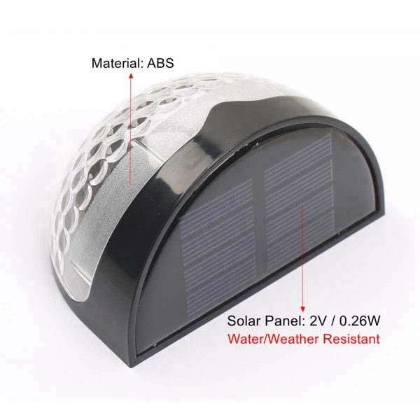 Solar Wall Lamp - 4 Pack - Image 3
