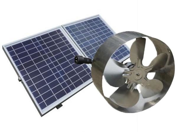 25W Solar Powered Ventilator - Image 2