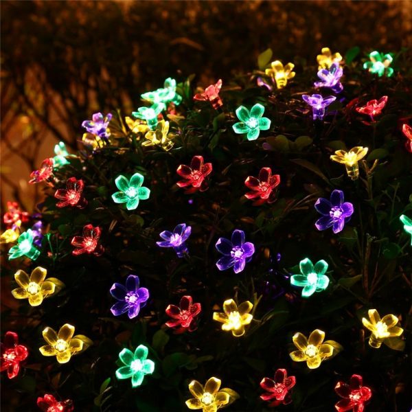 Solar Flower Christmas Lights