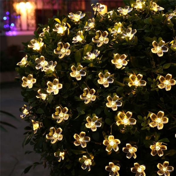 Solar Flower Christmas Lights - Image 2